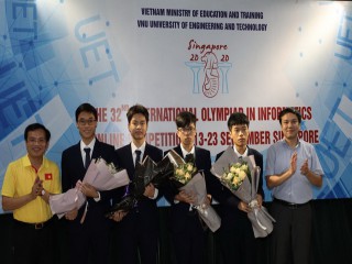 Việt Nam giành Huy chương Vàng Olympic Tin học Quốc tế 2020